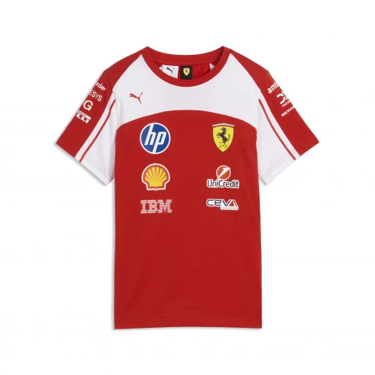 Foto del prodotto PUMA T-shirt Scuderia Ferrari HP Replica per ragazzi, Accessori, Rosso czerwony