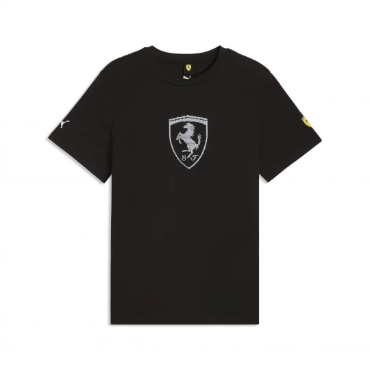 Foto del prodotto PUMA T-shirt Scuderia Ferrari Tonal Shield da uomo, Accessori, Nero czarny