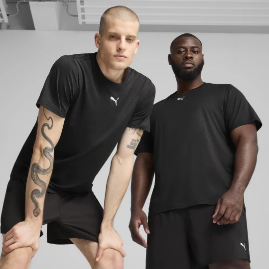 Foto del prodotto PUMA T-shirt TAD ESSENTIALS Heather Cat da uomo, Abbigliamento, Nero czarny