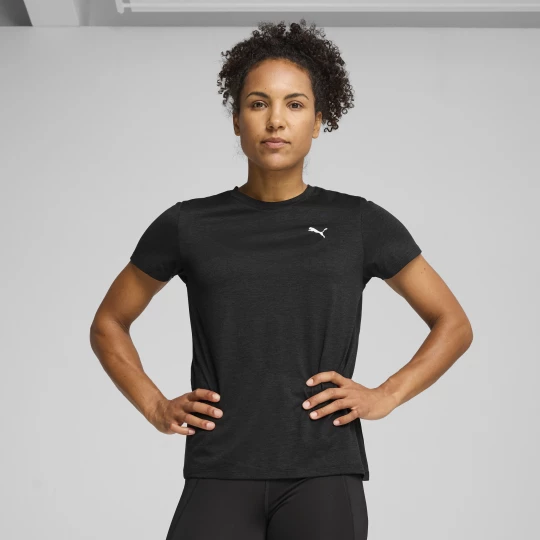 Foto del prodotto PUMA T-shirt TAD ESSENTIALS Heather da donna, Abbigliamento, Nero czarny
