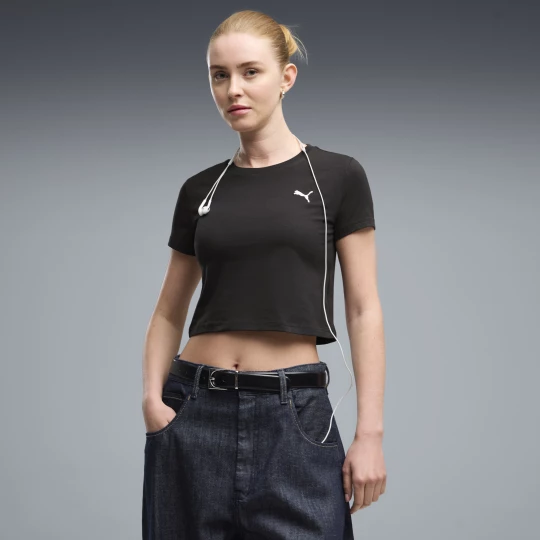 Foto del prodotto PUMA T-shirt WARDROBE ESS da donna, Abbigliamento, Nero czarny
