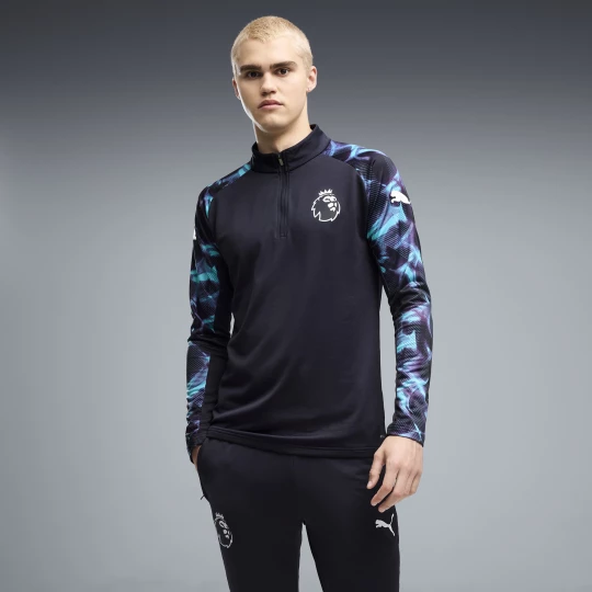 Foto del prodotto PUMA Top con zip Premier League Reactivity da uomo, Accessori, Blu niebieski