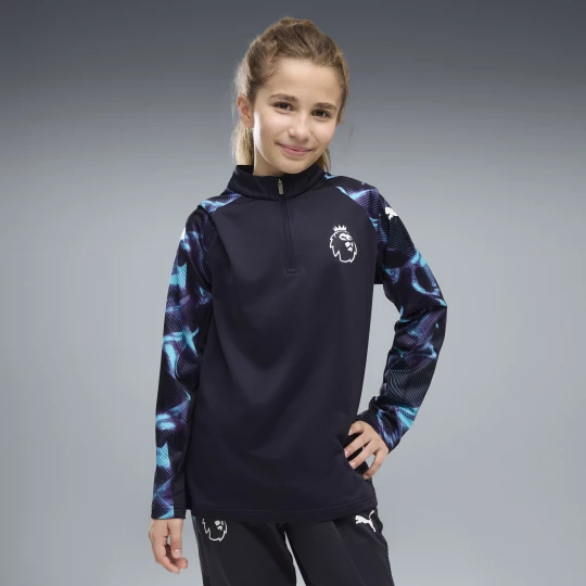 Foto del prodotto PUMA Top con zip Premier League Reactivity per ragazzi, Abbigliamento, Blu niebieski