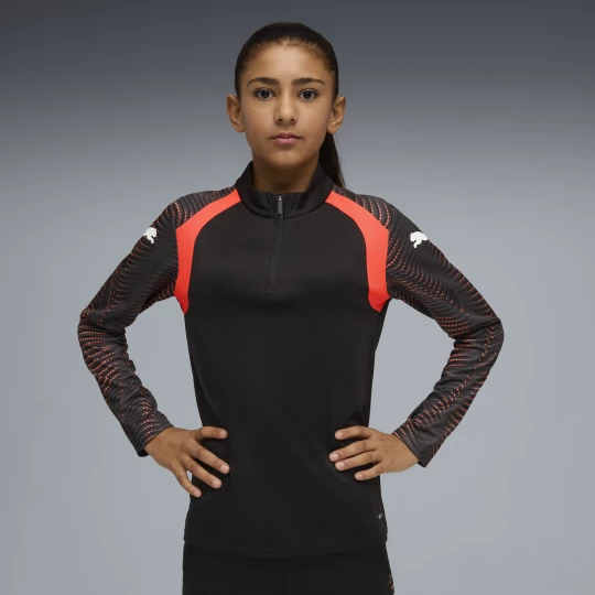 Foto del prodotto PUMA Top da calcio con zip corta individualFINAL per ragazzi, Accessori, Nero czarny