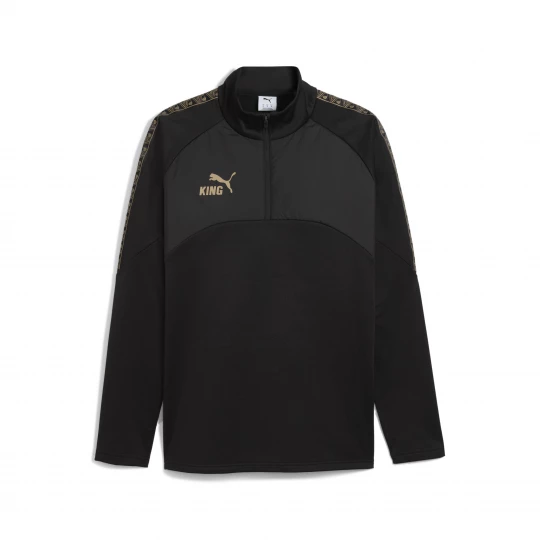 Foto del prodotto PUMA Top da calcio con zip corta KING da uomo, Abbigliamento, Nero czarny