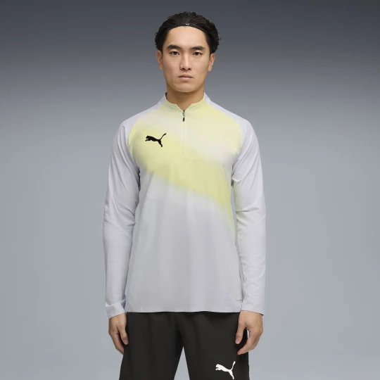 Foto del prodotto PUMA Top da calcio con zip Individual Lightspeed Ultimate da uomo, Accessori, Grigio Gray