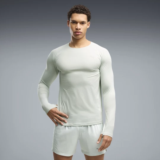 Foto del prodotto PUMA Top da running a maniche lunghe CLOUDSPUN da uomo, Abbigliamento, Verde zielony