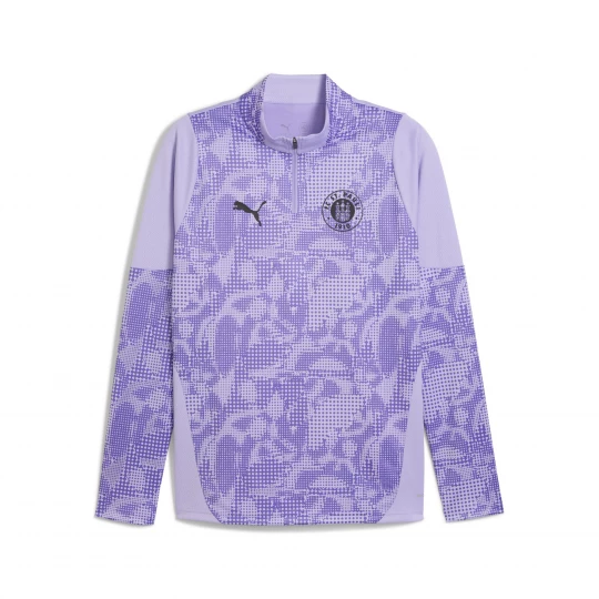 Foto del prodotto PUMA Top da training con zip corta FC St. Pauli da uomo, Accessori, Viola purpurowy