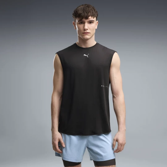 Foto del prodotto PUMA Top da uomo smanicato dalla vestibilità comoda Brightstride CLOUDSPUN, Abbigliamento, Nero czarny