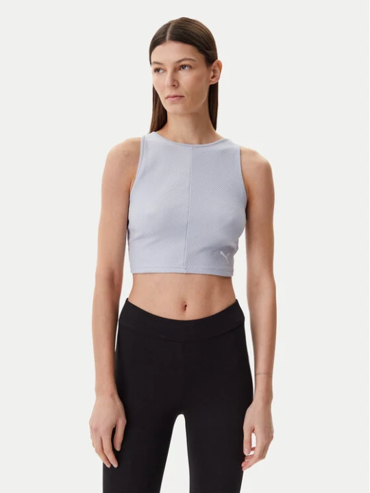 Foto del prodotto Puma Top Ess 629765 Celeste Slim Fit