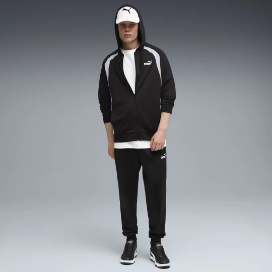Foto del prodotto PUMA Tuta con cappuccio da uomo, Abbigliamento, Nero czarny