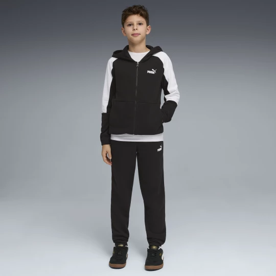 Foto del prodotto PUMA Tuta con cappuccio Essentials Block per ragazzi, Abbigliamento, Nero czarny