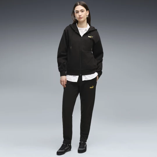 Foto del prodotto PUMA Tuta con cappuccio Metallizzato da donna, Abbigliamento, Nero czarny