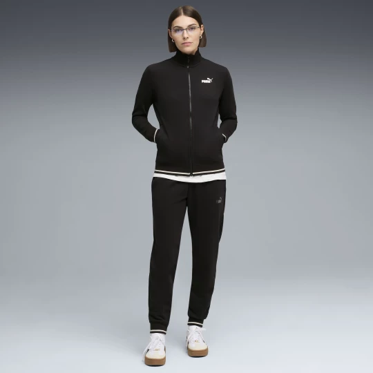 Foto del prodotto PUMA Tuta con zip Metallizzato da donna, Abbigliamento, Nero czarny