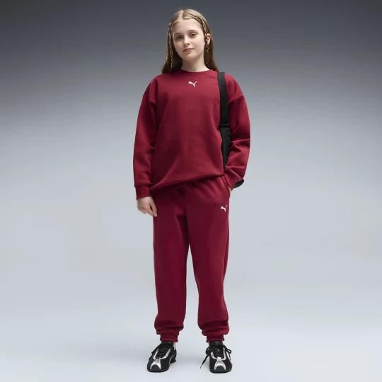 Foto del prodotto PUMA Tuta Loungewear oversize da ragazza, Abbigliamento, Rosso czerwony