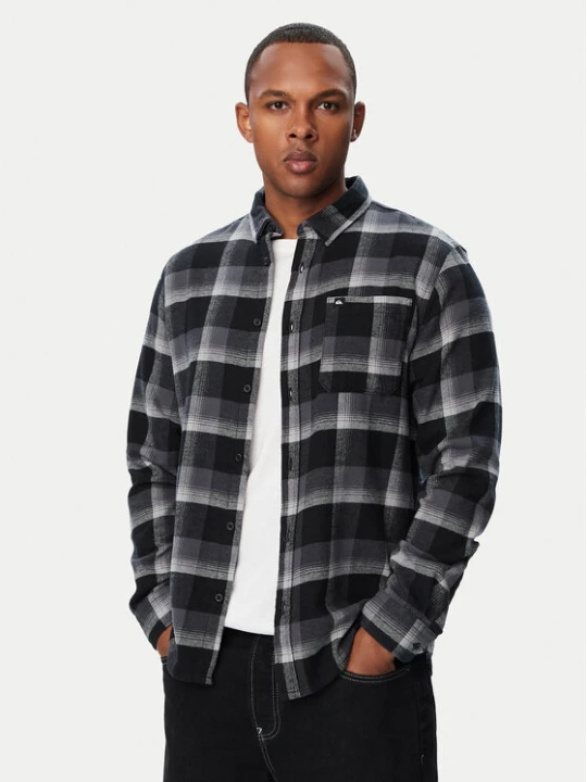 Foto del prodotto Quiksilver Camicia Motherfly Plaid EQYWT04712 Nero Regular Fit