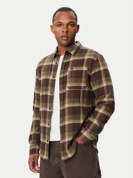 Foto del prodotto Quiksilver Camicia Motherfly Plaid EQYWT04712 Verde Regular Fit