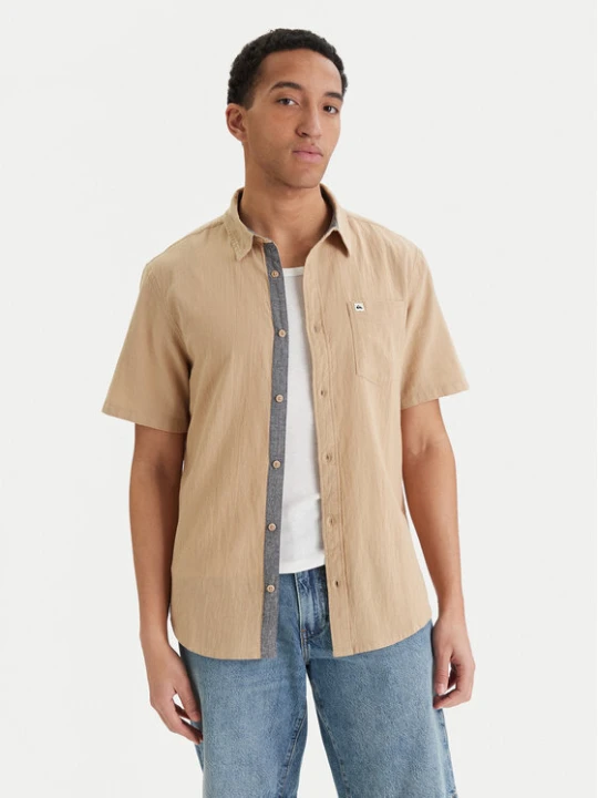 Foto del prodotto Quiksilver Camicia Time Box EQYWT04622 Beige Regular Fit