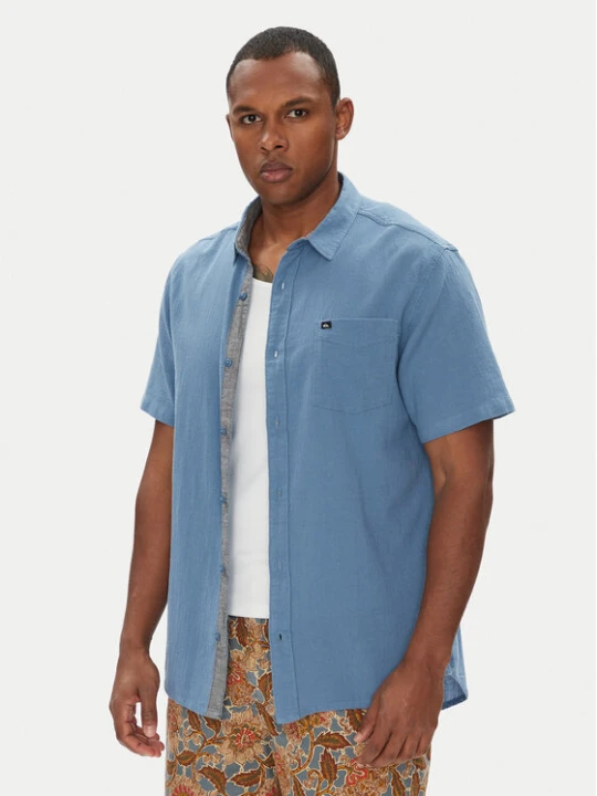 Foto del prodotto Quiksilver Camicia Time Box EQYWT04622 Blu Regular Fit