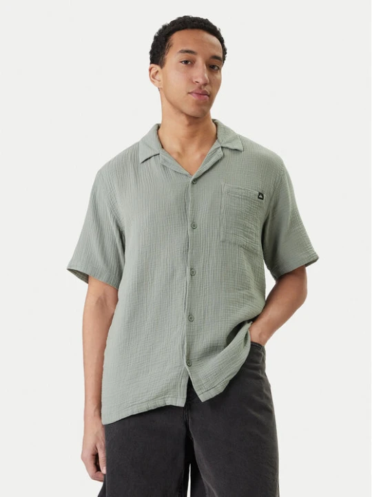 Foto del prodotto Quiksilver Camicia W126-QSMST-1009 Verde Regular Fit