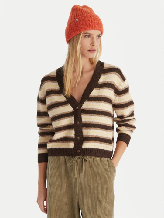 Foto del prodotto Quiksilver Cardigan Bukit EQWSW03030 Marrone Regular Fit