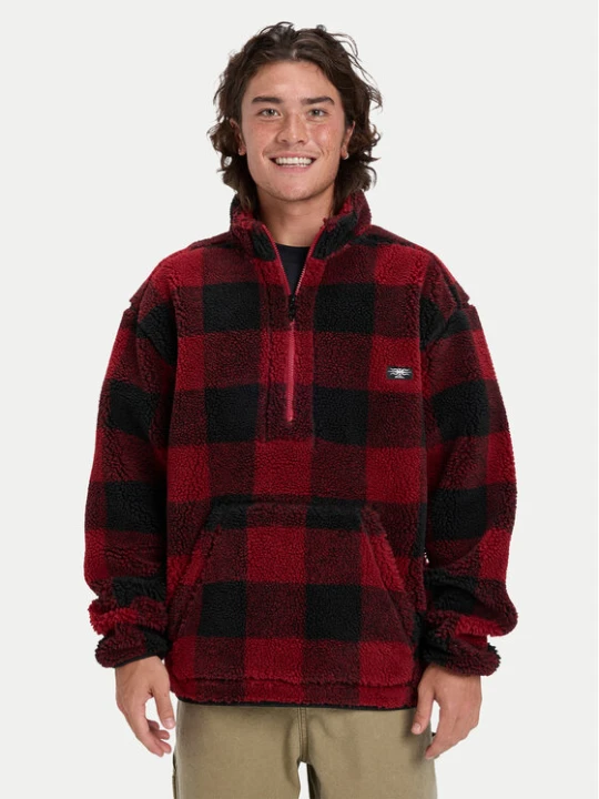 Foto del prodotto Quiksilver Felpa di pile Mercury Woodlans EQYPF03070 Bordeaux Regular Fit