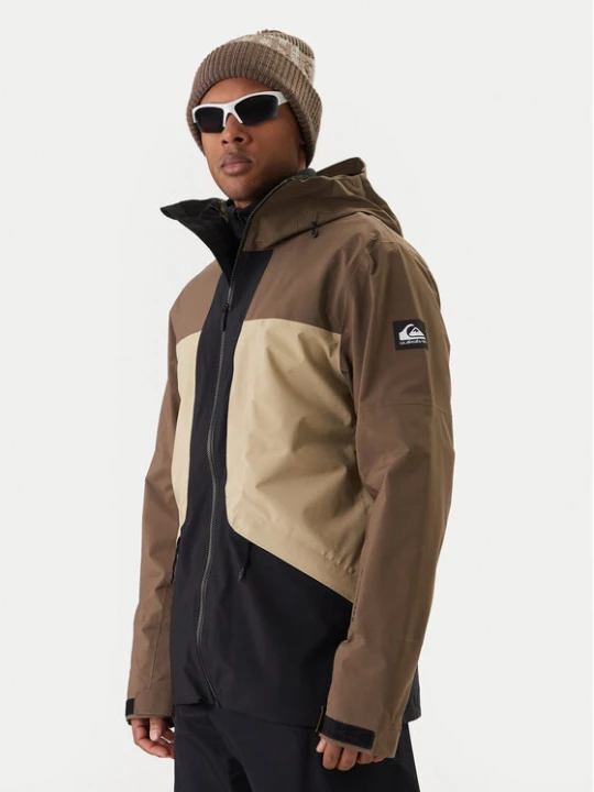 Foto del prodotto Quiksilver Giacca da snowboard Forever Stretch Goretex Jk EQYTJ03477 Marrone Modern Fit