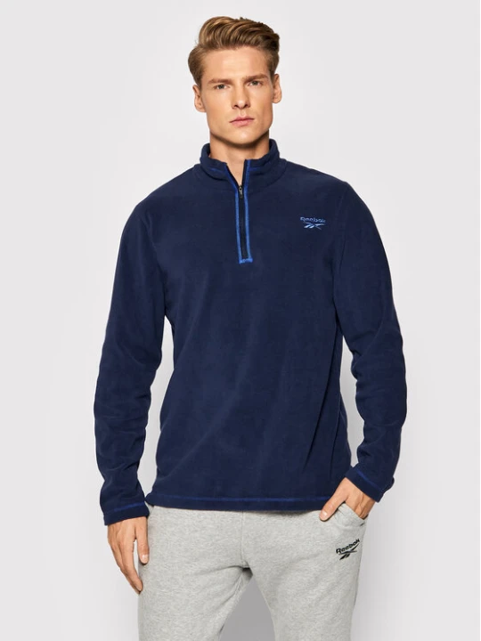 Foto del prodotto Reebok Felpa di pile Outerwear GR8963 Blu scuro Slim Fit