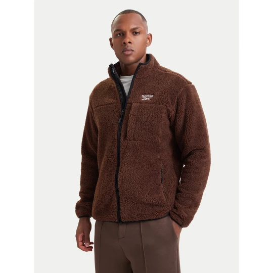 Foto del prodotto Reebok Felpa di pile RCC00108 Marrone Regular Fit