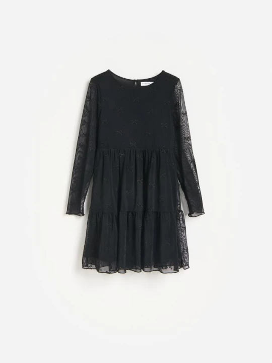 Foto del prodotto Reserved - Abito in tulle con fiocchi - nero