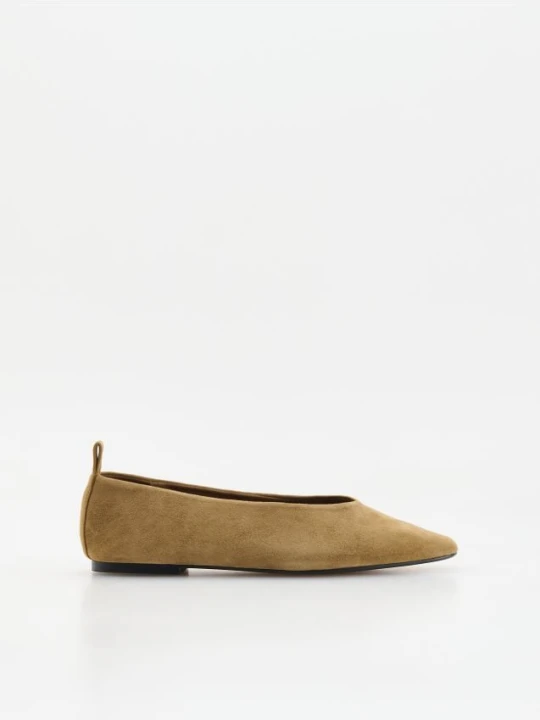 Foto del prodotto Reserved - Ballerine in pelle di pecora - beige