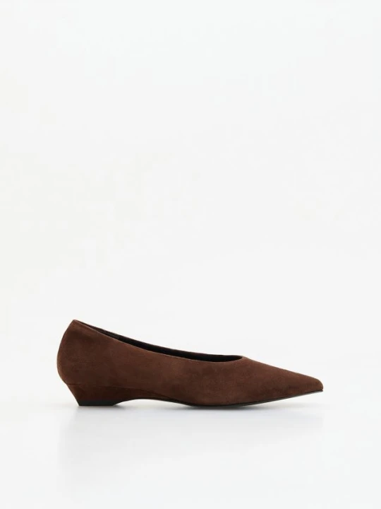Foto del prodotto Reserved - Ballerine in pelle di pecora - marrone scuro