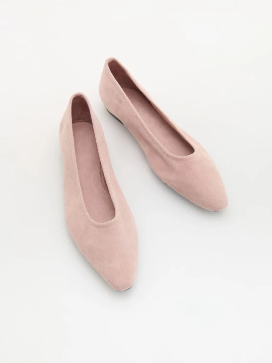 Foto del prodotto Reserved - Ballerine in pelle di pecora - rosa pastello