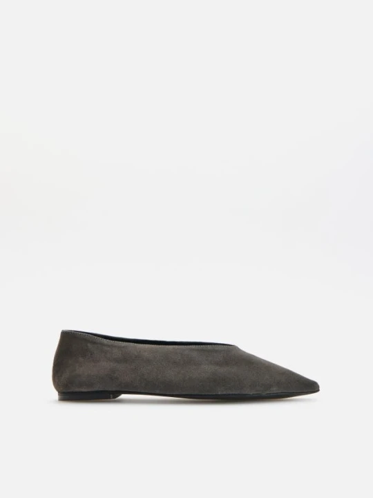 Foto del prodotto Reserved - Ballerine in pelle scamosciata - grigio medio