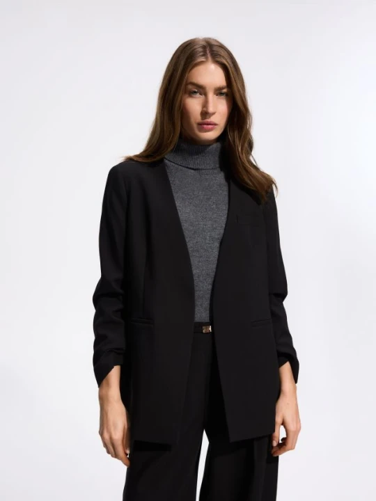 Foto del prodotto Reserved - Blazer con viscosa - nero