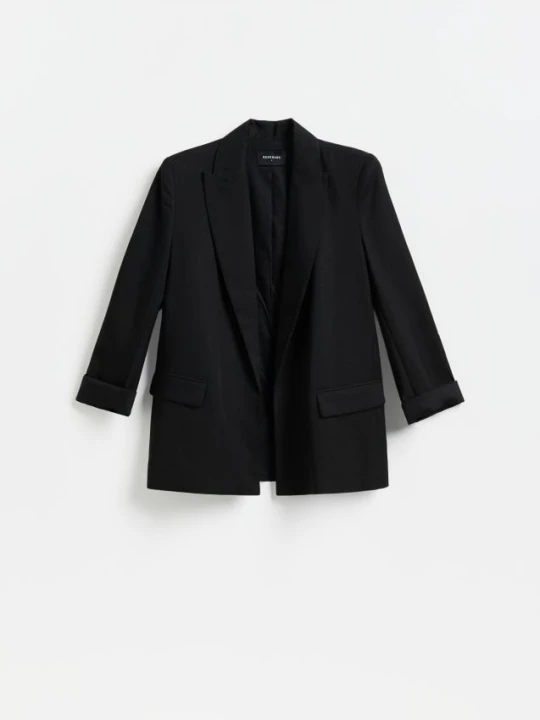 Foto del prodotto Reserved - Blazer in lyocell - nero