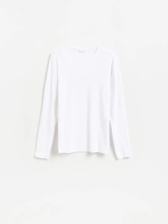 Foto del prodotto Reserved - Blusa a maniche lunghe slim fit - bianco