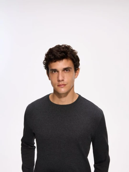 Foto del prodotto Reserved - Blusa a maniche lunghe slim fit - grigio scuro
