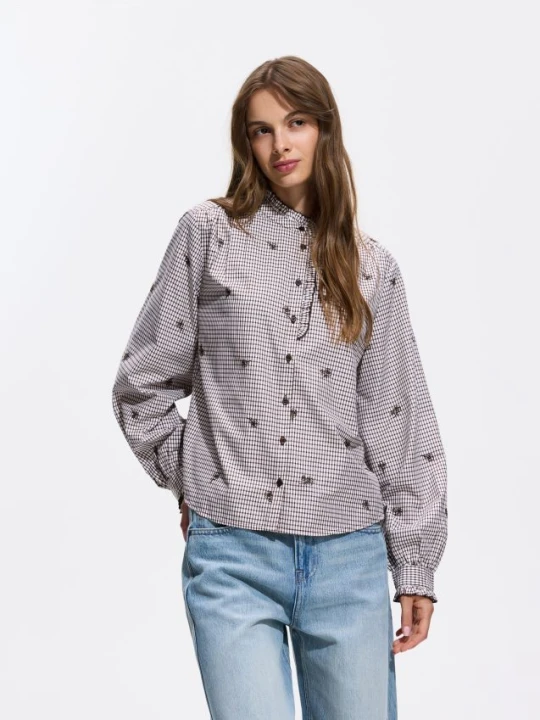 Foto del prodotto Reserved - Blusa a quadri - marrone