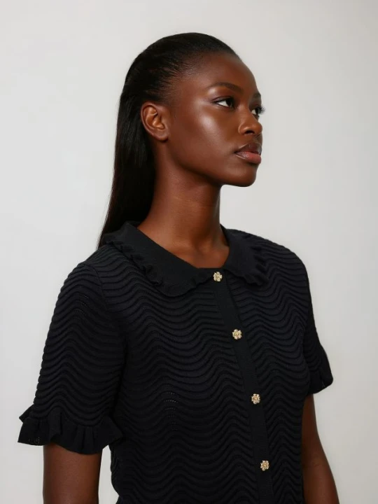 Foto del prodotto Reserved - Blusa con colletto - nero