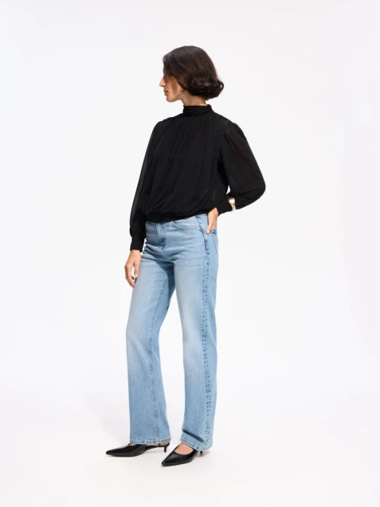 Foto del prodotto Reserved - Blusa con colletto rialzato - nero