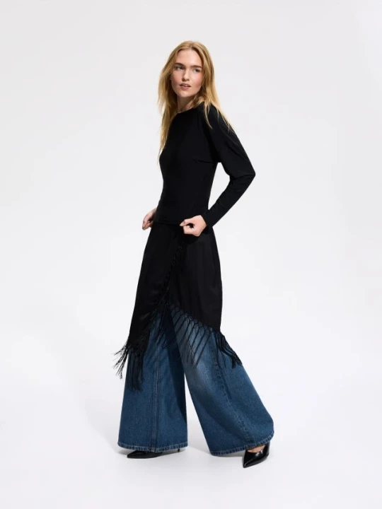 Foto del prodotto Reserved - Blusa con spalle scese - nero
