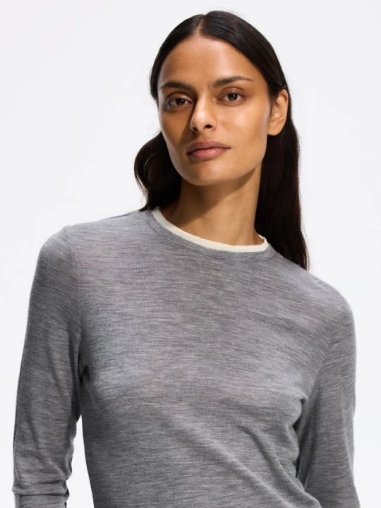 Foto del prodotto Reserved - Blusa di lana - grigio medio