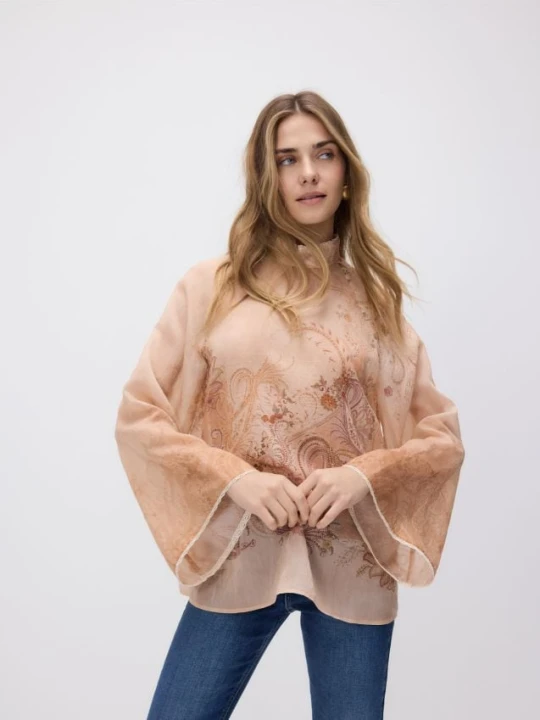 Foto del prodotto Reserved - Blusa in misto lyocell - multicolore
