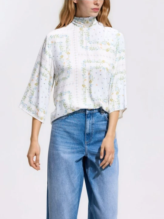 Foto del prodotto Reserved - Blusa in viscosa fantasia - multicolore