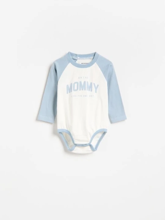 Foto del prodotto Reserved - Body in cotone stampato - azzurro