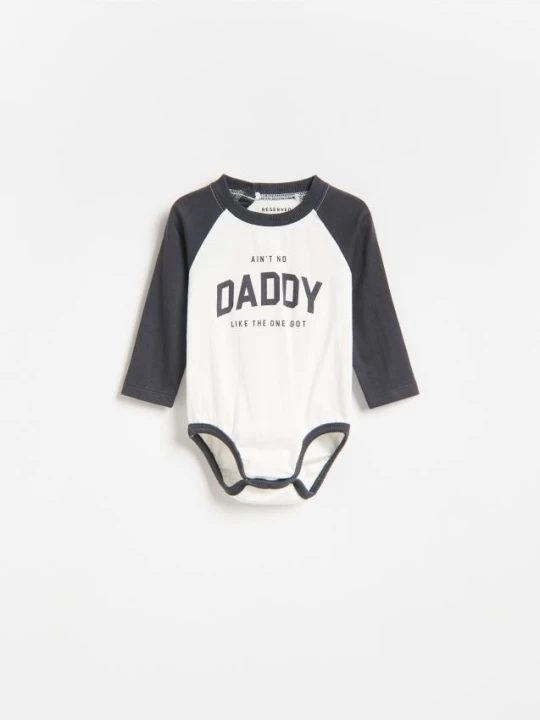 Foto del prodotto Reserved - Body in cotone stampato - nero