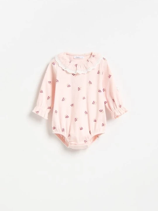 Foto del prodotto Reserved - Body in misto cotone - rosa pastello