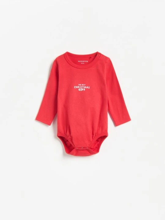 Foto del prodotto Reserved - Body in misto cotone - rosso
