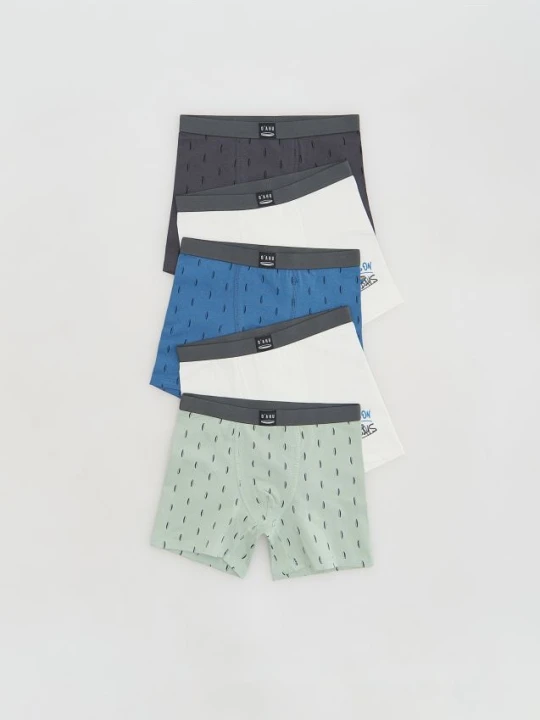 Foto del prodotto Reserved - Boxer in cotone confezione da 5 - verde menta
